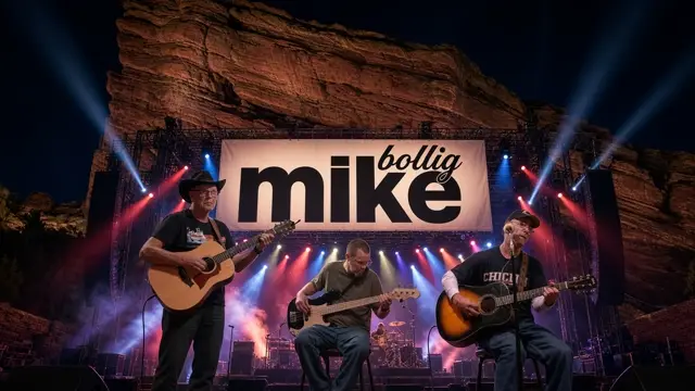 Mike Bollig and band on stage